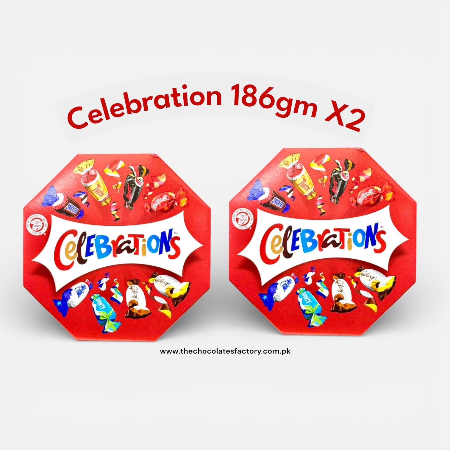 Celebrations 186gm X2