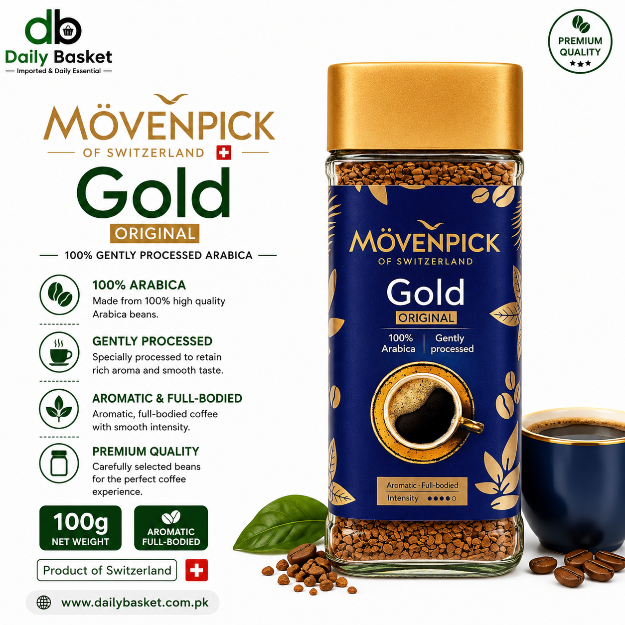 Movenpick Gold Original Coffee 100g