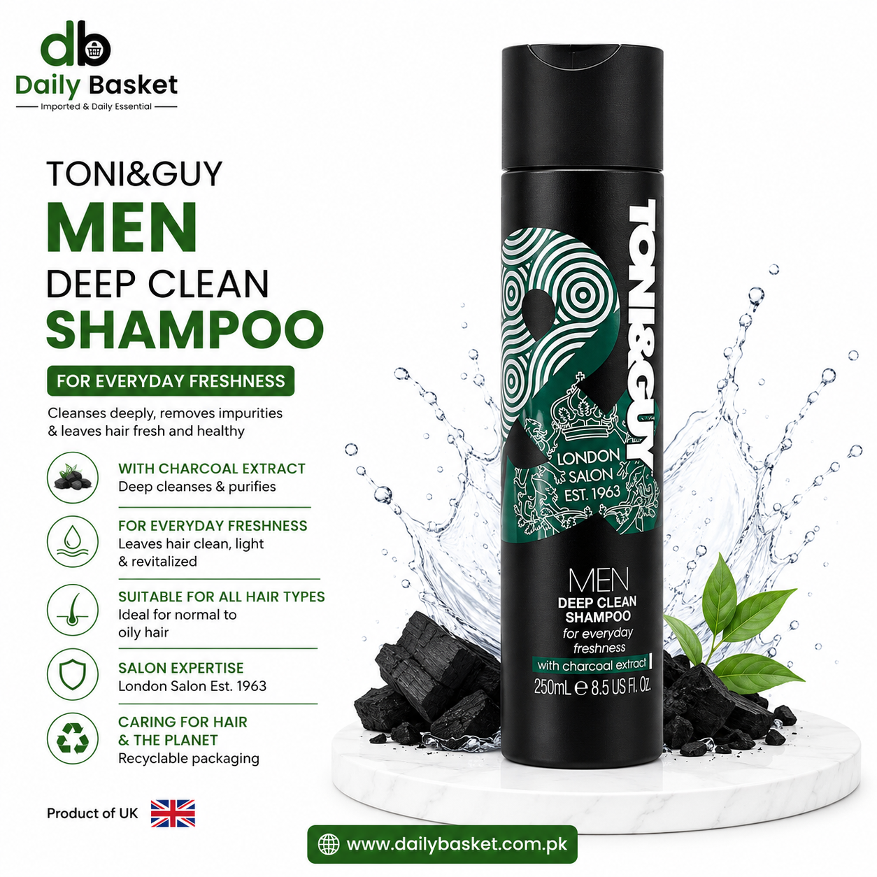 Toni&Guy Shampoo Deep Clean 250ml