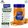 American Garden Crunchy Peanut Butter, Vegan, Gluten Free, 454g