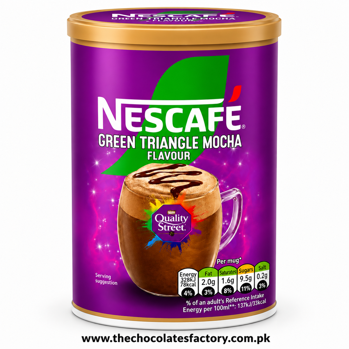 Nescafe Green Triangle Mocha Flavour Instant Coffee Drink 260g