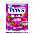 Fox's Berries Oval Candy Raspberry & Black Cherry