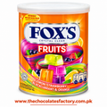 Fox's Crystal Clear Fruits Candy Tin 170g  Assorted Fruit Lemon, Strawberry, Blackcurrant & Orange