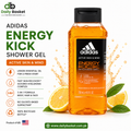 Adidas Active Skin & Mind Energy Kick Shower Gel for Men, 250ml