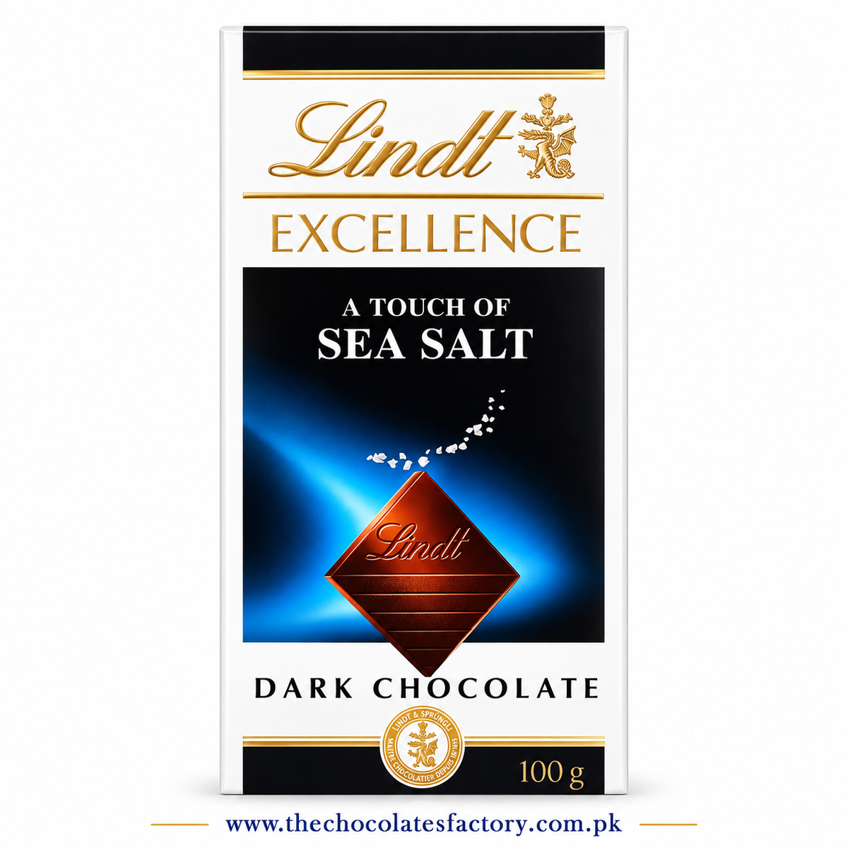 Lindt Excellence Sea Salt Chocolate Bar 100g