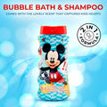 Disney Mickey Mouse 2 in 1 Kids Bubble Bath & Shampoo, 475ml