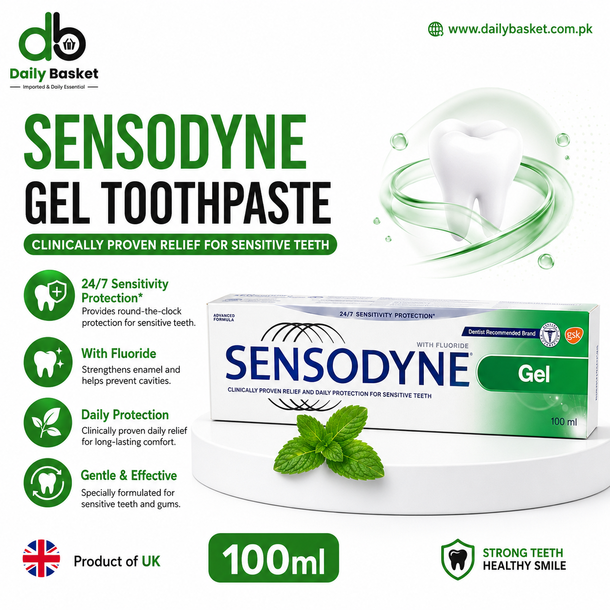 Sensodyne Gel Toothpaste - 100ml