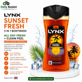 LYNX Sunset Fresh Body Wash 225ml