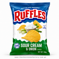 RUFFLES CHIPS SOUR CREAM AND ONION 184.2 GM