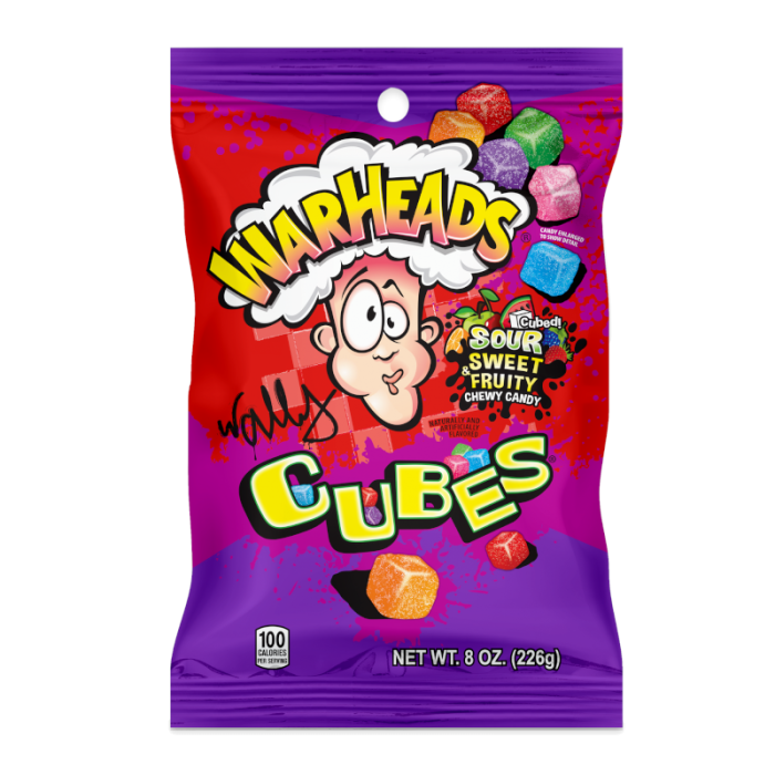 Warheads Cubes - 8oz (226g)