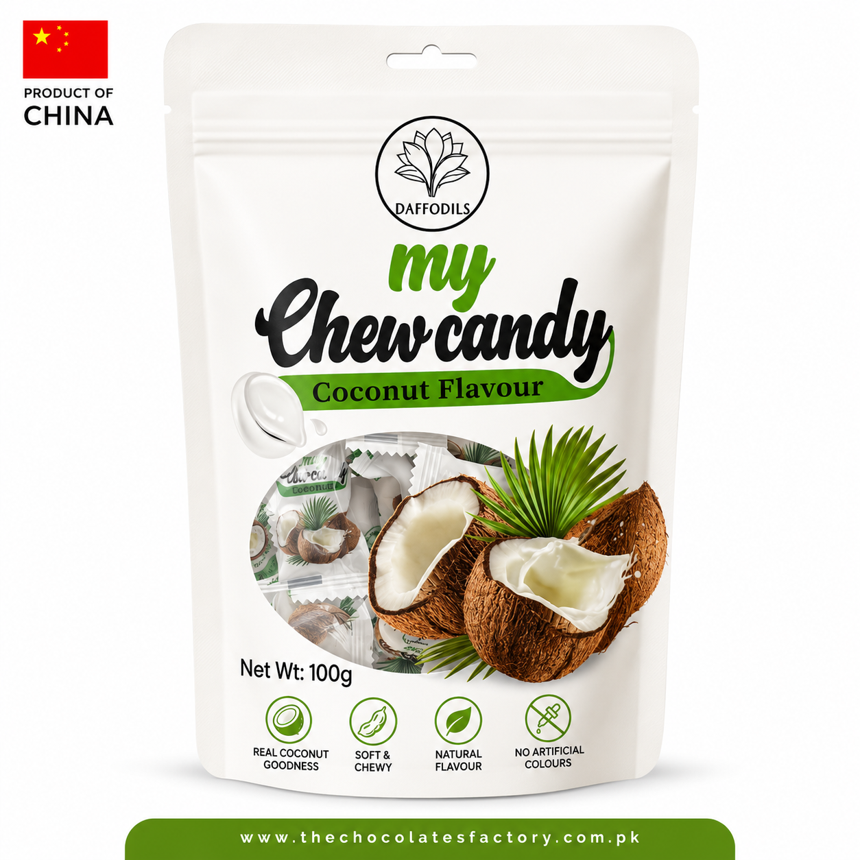 Daffodils My Chew Candy Coconut 100g