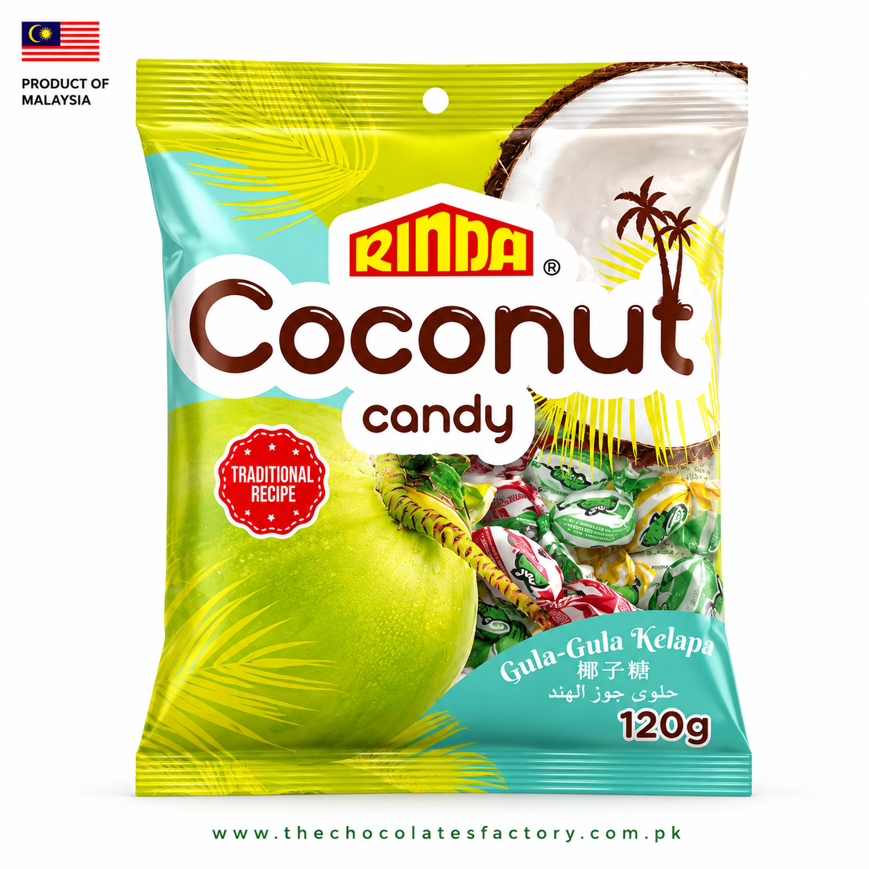 Rinda Traditional Coconut Candy 120g