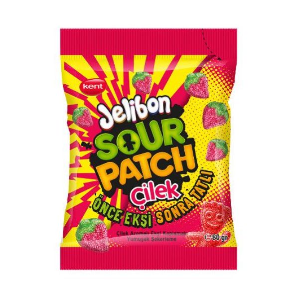 Jelibon Sour Patch Kids Strawberry Flavour 80g
