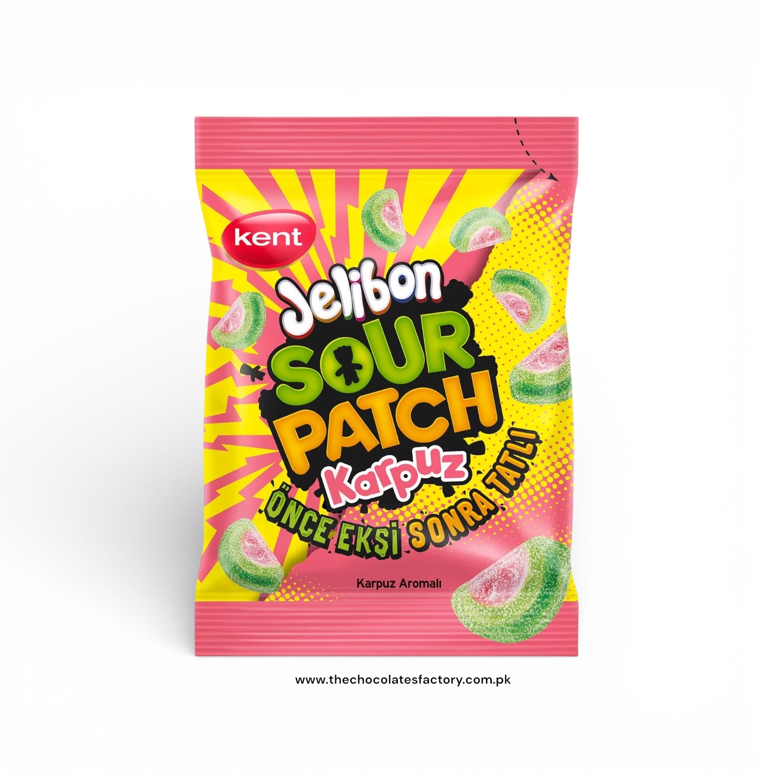 Jelibon Sour Patch Watermelon Gummy Candy, 80 g