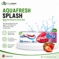 Aquafresh Kids Toothpaste – Splash Strawberry 50ml | Ages 3–8 | Gentle Cavity Protection