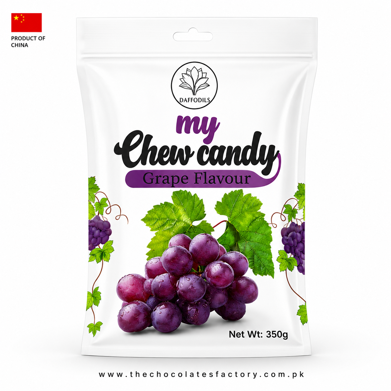DAFFODILS MY CHEW CANDY GRAPE 350 GM