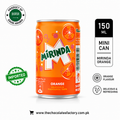 Mirinda Orange, Carbonated Soft Drink, Mini Can 150ml (Imported)