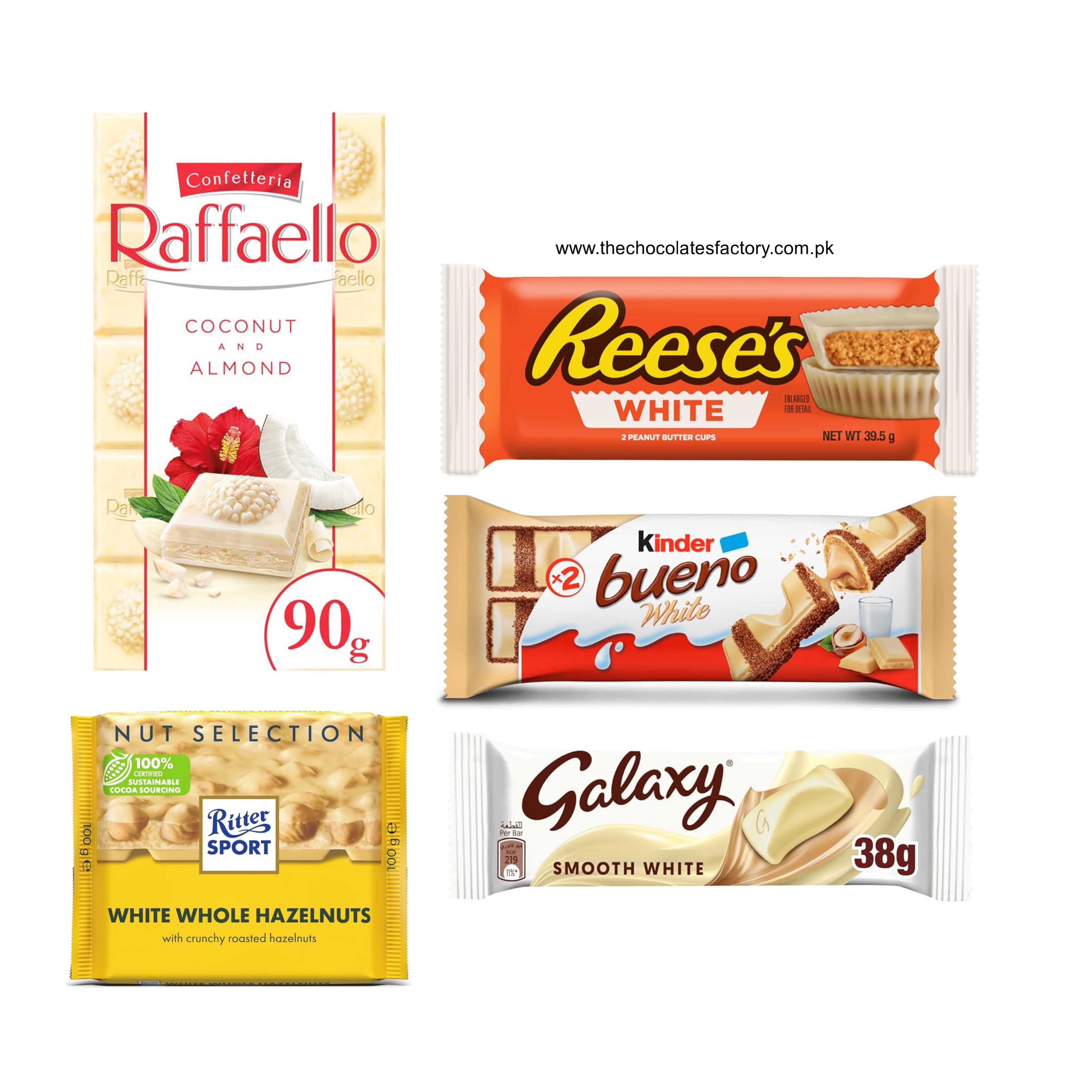 White Chocolates Pack of 5