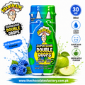 WARHEADS Super Sour Double Drops - Liquid Sour Candy 30ML - Blue Raspberry & Green Apple