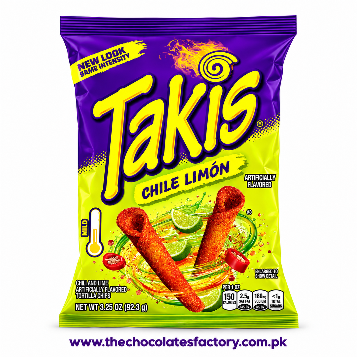 Takis Chile Limon Tortilla Chips 92.3g