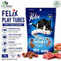 PURINA Felix Play Tubes Tuna and Crab Cat Treats - 50G
