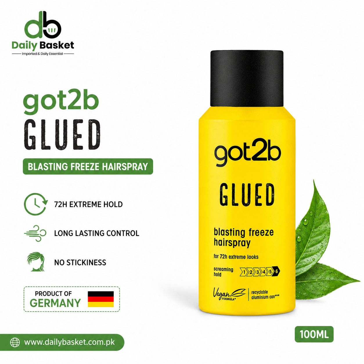 GOT2B HAIR SPRAY GLUED BLASTING FREEZE 100 ML