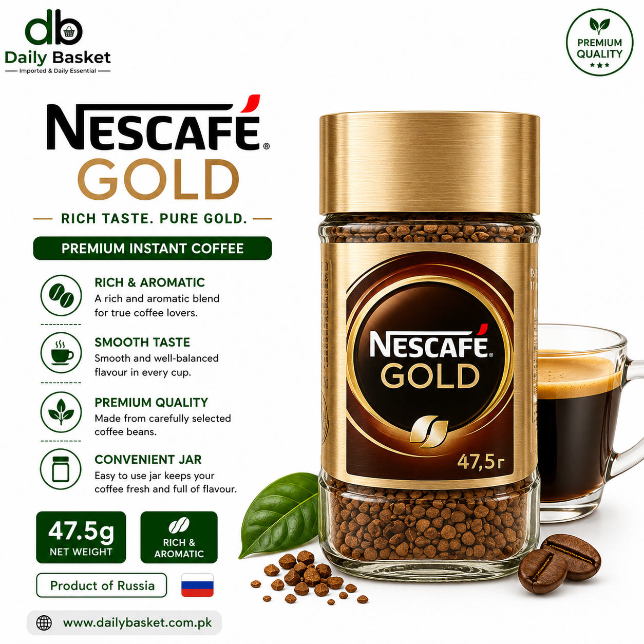Nescafe Gold Coffee 47.5g