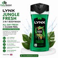 LYNX BODY WASH JUNGLE EXTRA FRESH 225 ML