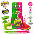 WARHEADS Super Sour Double Drops - Liquid Sour Candy 30ML - Green Apple & Watermelon