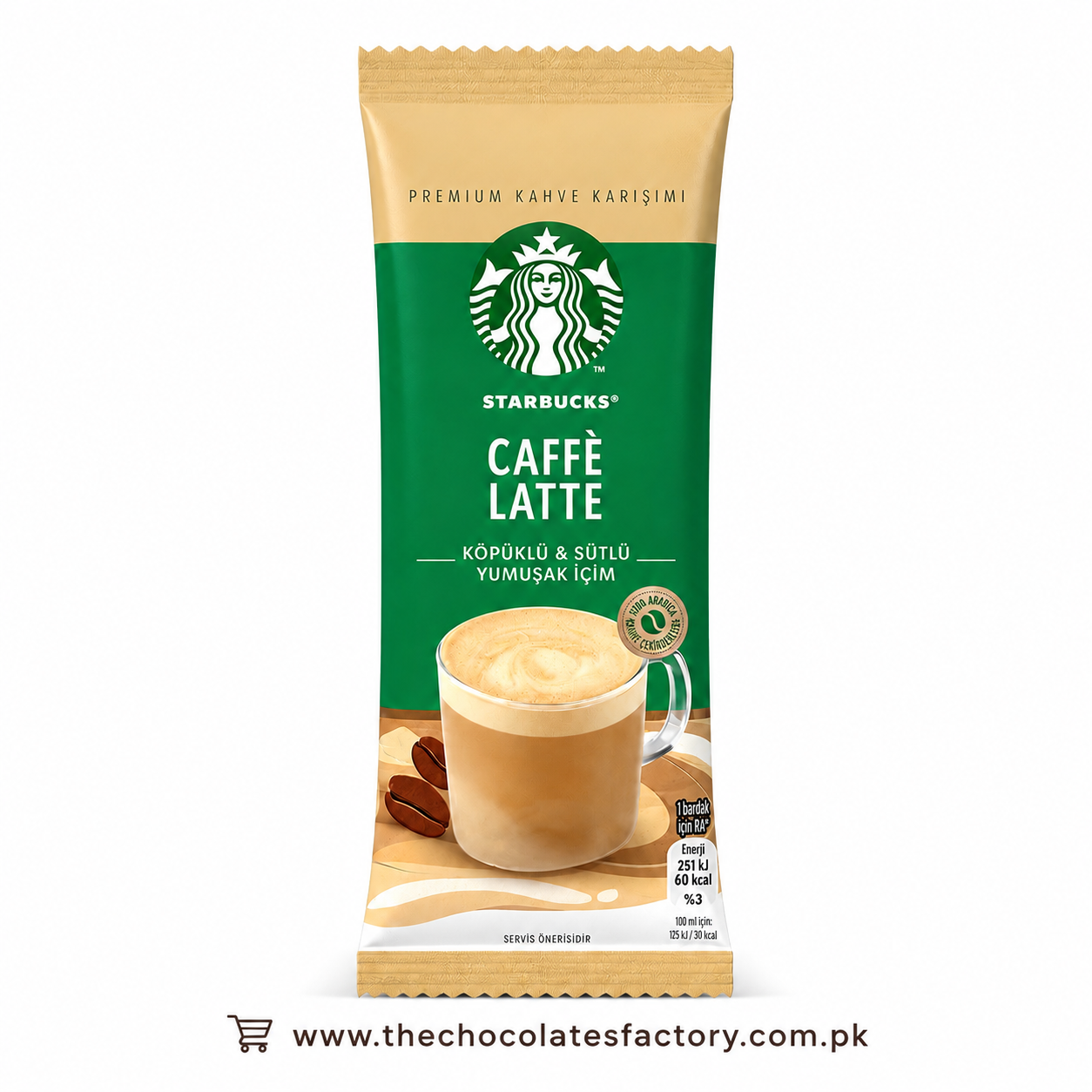 Starbucks Sachet Premium Instant Coffee Caffe Latte Flavour