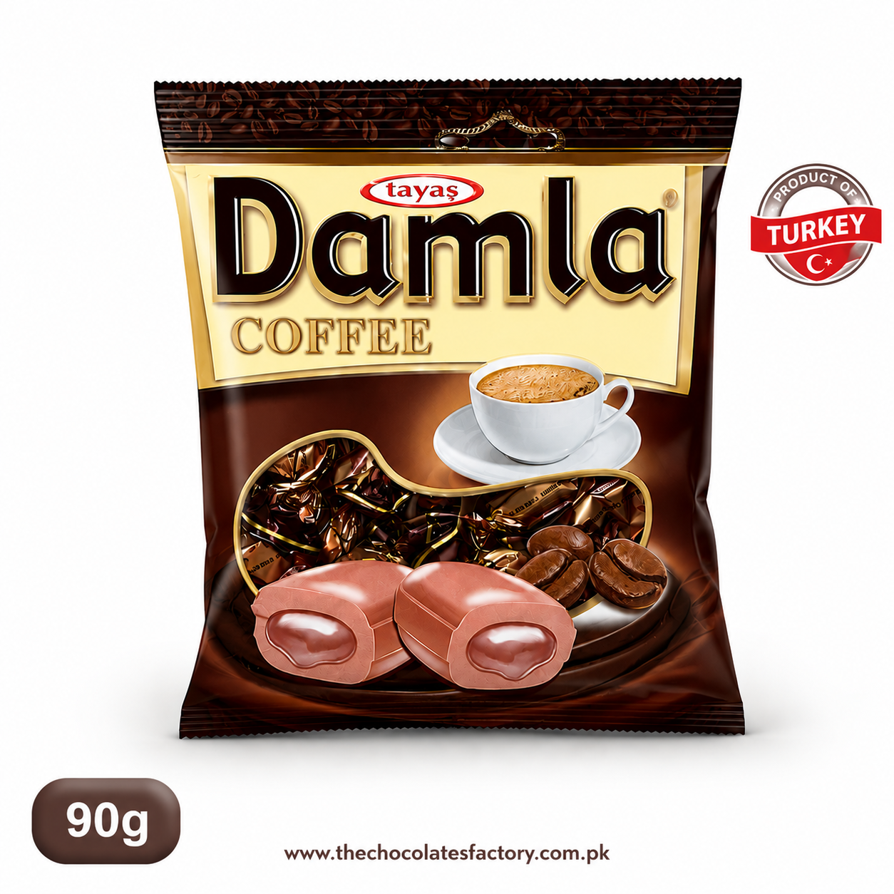 TAYAS CANDY COFFEE DAMLA BAG 90 GM