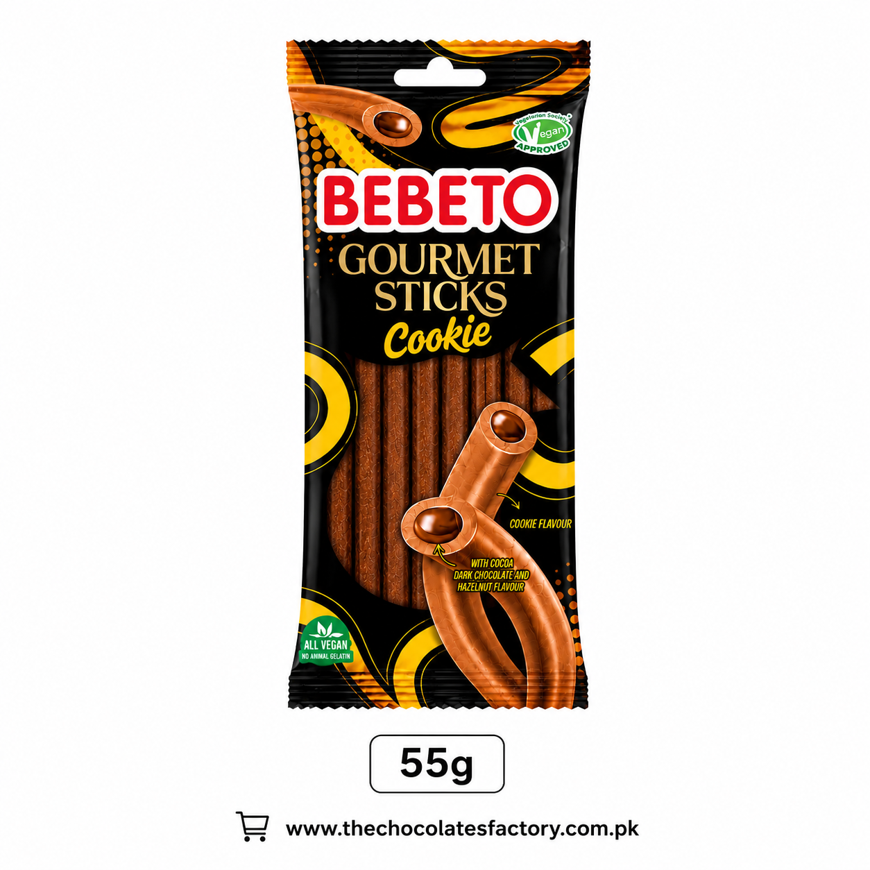 Bebeto Gourmet Sticks Cookie 55g