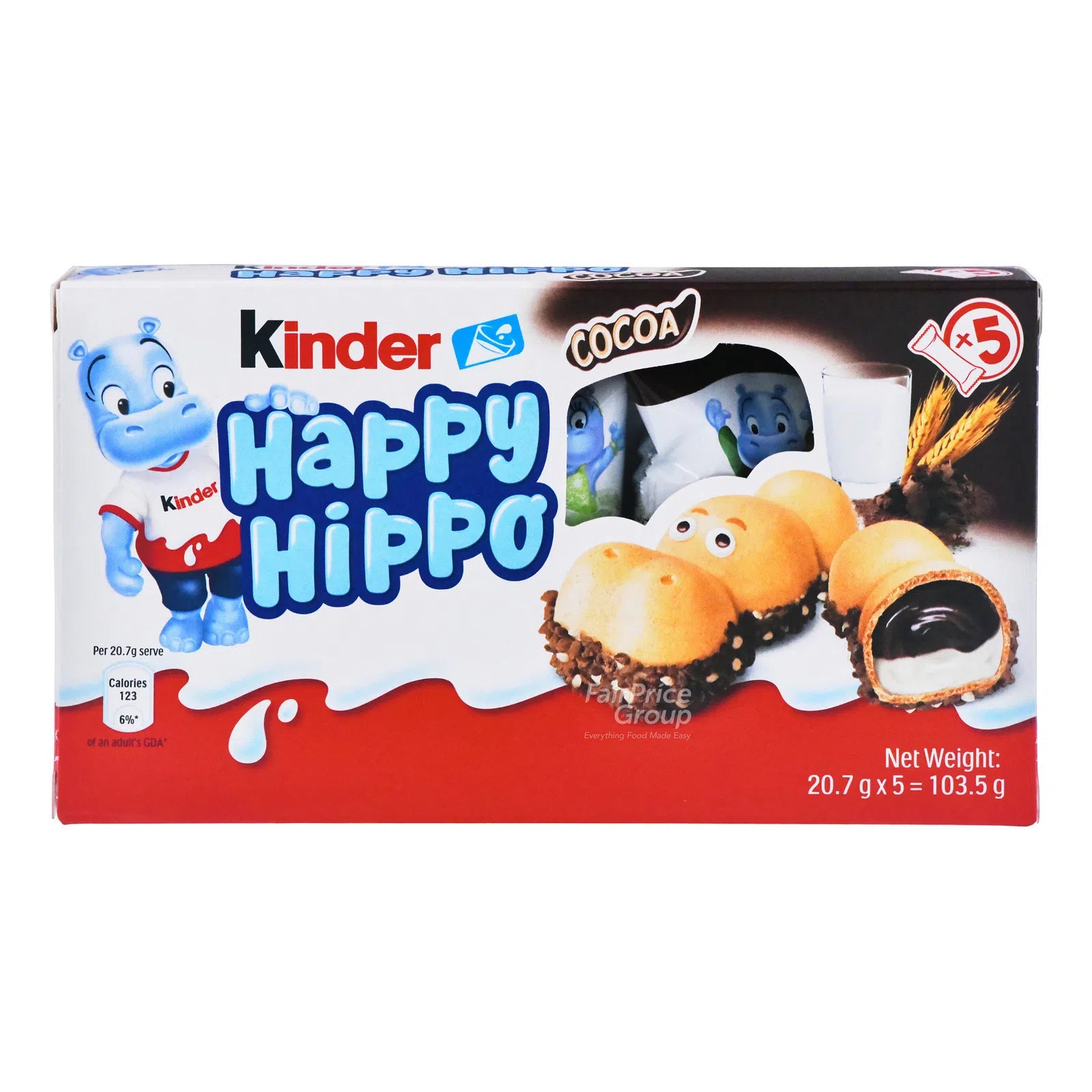 Kinder Happy Hippo Cocoa T5