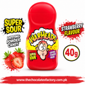 Warheads Super Sour Dipping Powder Candy 40g - Strawberry Flavour