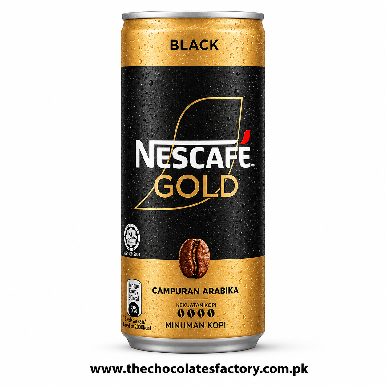 Nescafe Coffee Can Drink - Gold Black