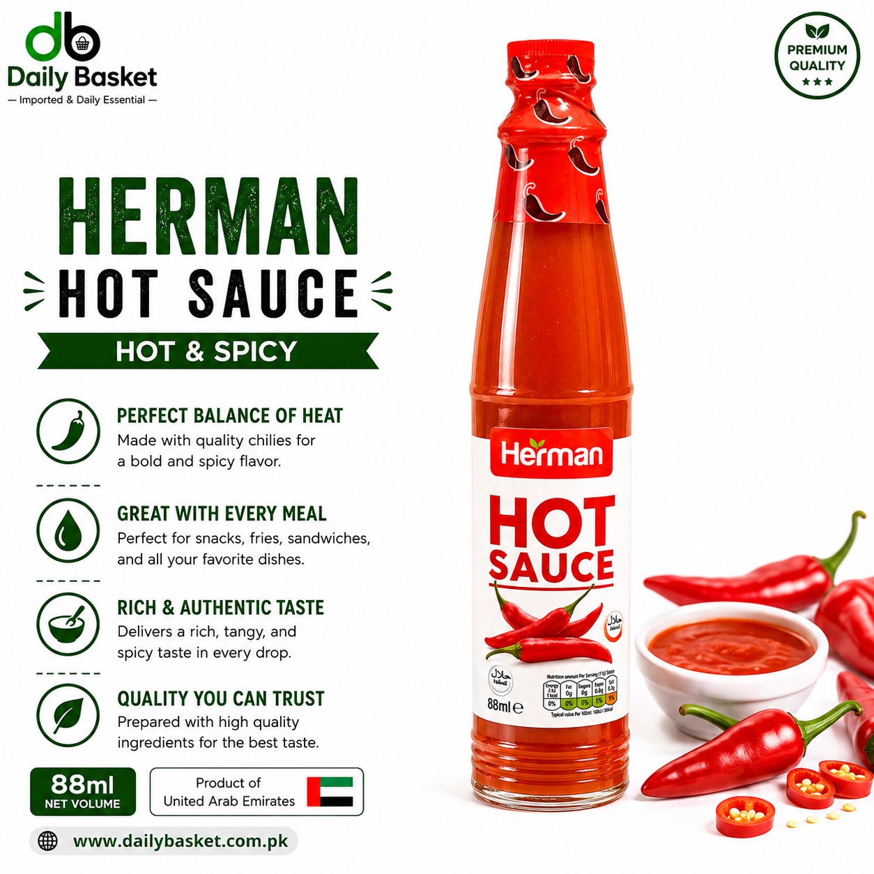 Herman Hot Sauce 88ml