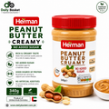 Herman Peanut Butter, Creamy, No Added Sugar, 340g