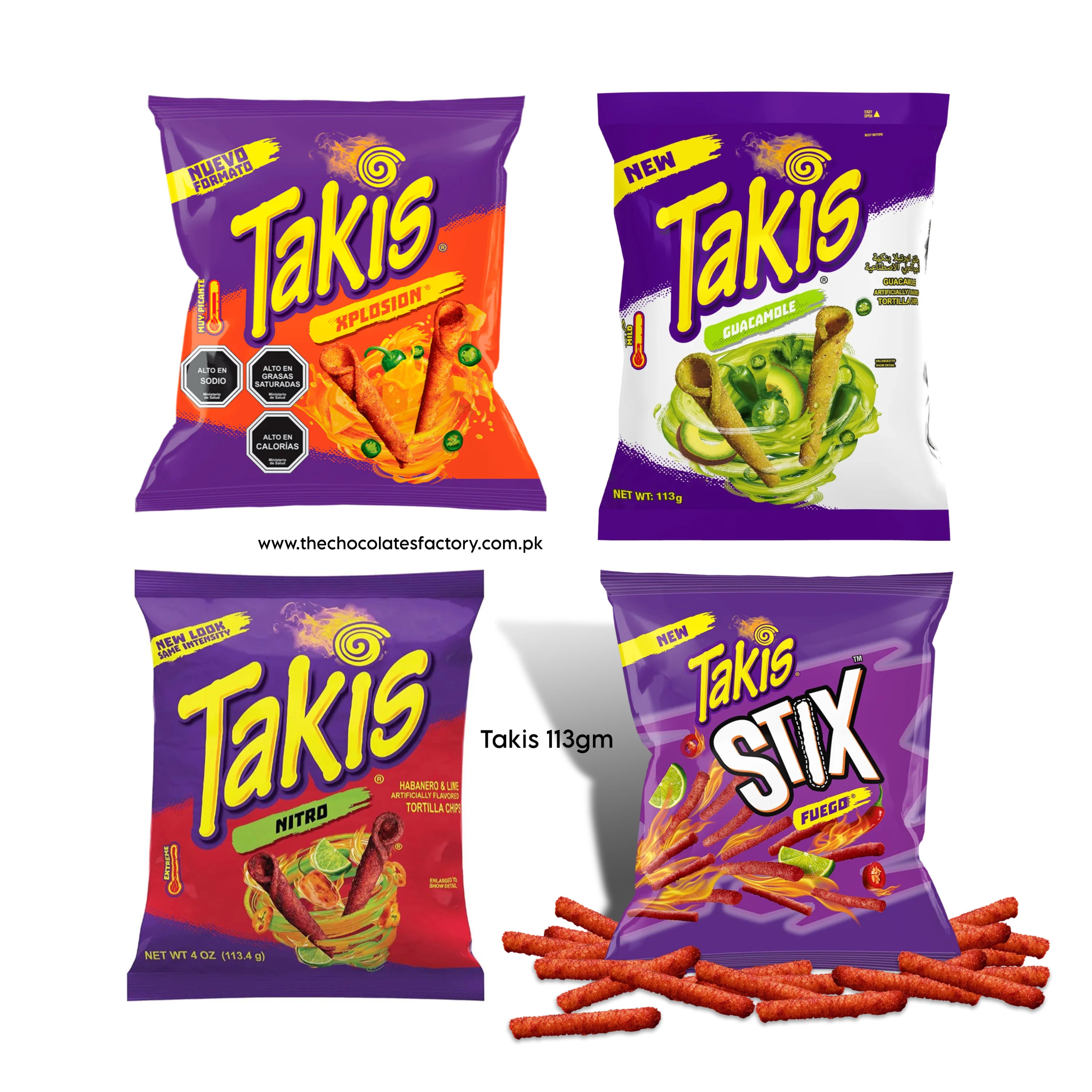 Takis 113gm - Pack of 4
