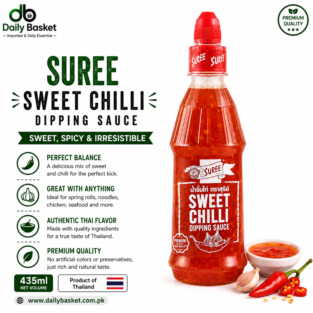 SUREE SAUCE SWEET CHILLI 435 ML