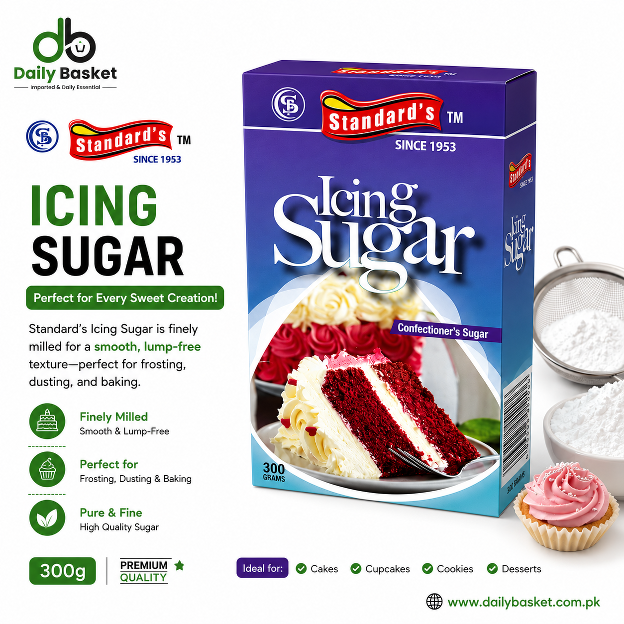 Standard’s Icing Sugar 300g