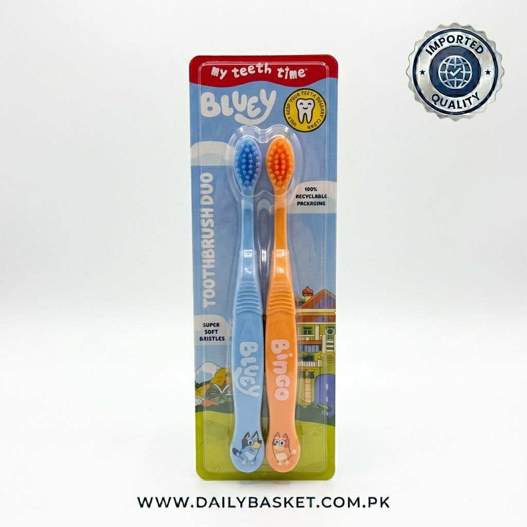 Bluey Kids Toothbrush Duo Pack