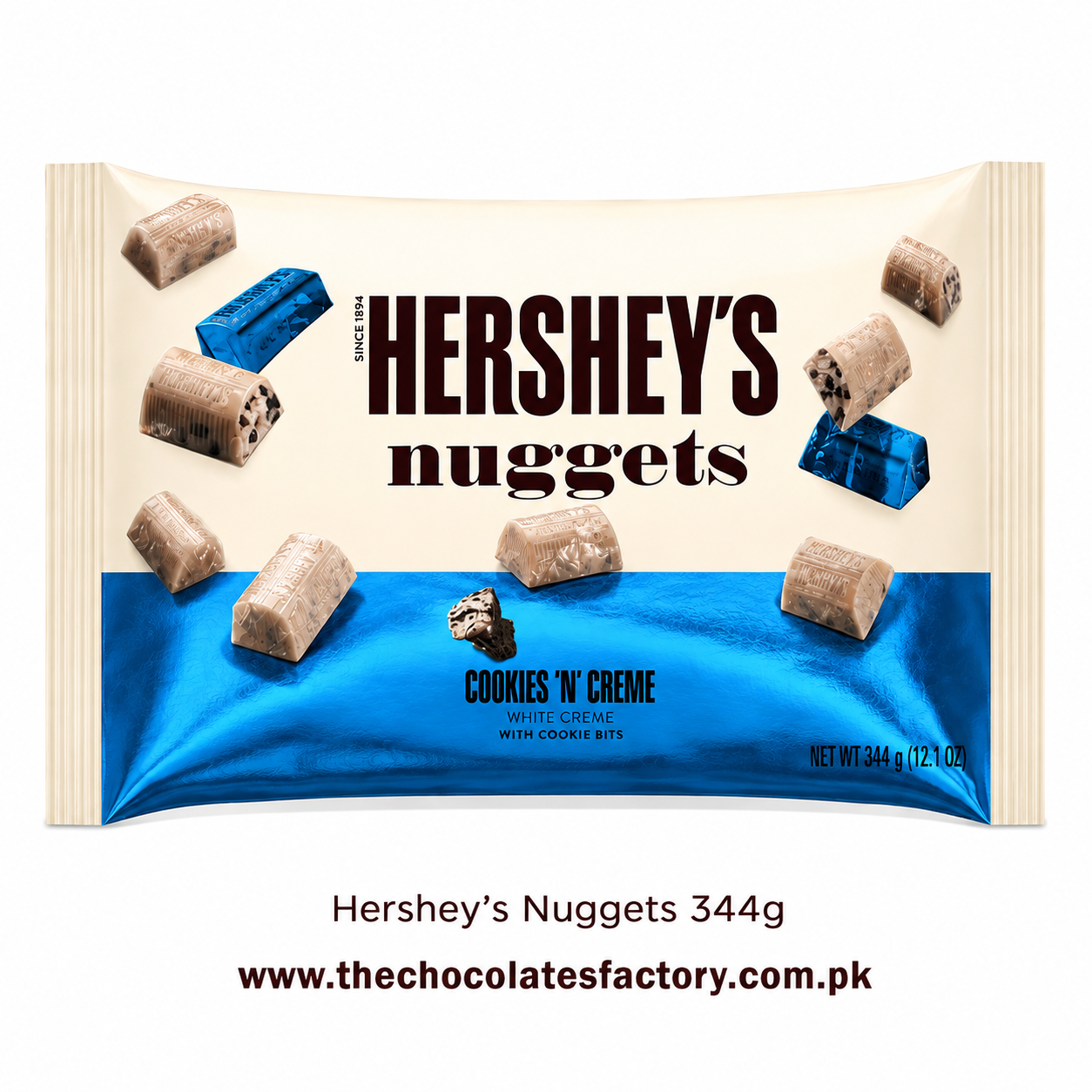 Hershey's Nuggets Cookies N Creme 344g