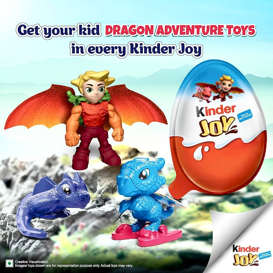 Kinder Joy Dragon Adventures Surprise Egg