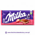 Milka Strawberry Yoghurt Chocolate Bar 90g