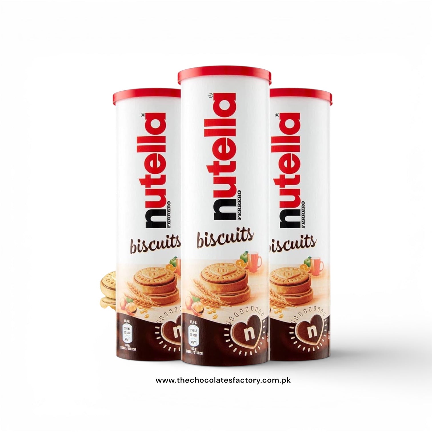 Nutella Biscuits Tube -  166gm - X3