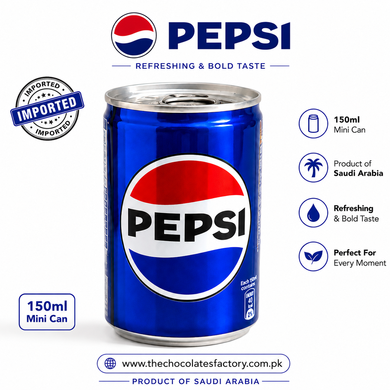 Pepsi 150ml Mini Can - Imported