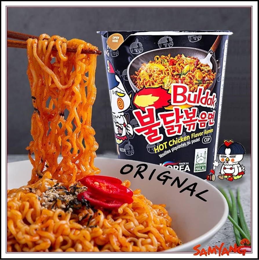 Samyang Buldak Spicy Hot Chicken Stir Fried Cup Noodles