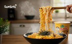 SAMYANG Cheese Buldak Chicken Flavor Ramen Cup: The Perfect Fusion of Spice and Cheese!