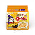 SAMYANG Quattro Cheese Pasta Buldak Chicken Flavor Ramen - A Spicy Cheesy Delight ( 5 Packs )