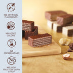 Loacker Gardena Coconut - Premium Milk Chocolate Covered Crispy Wafer Snack Bars with Coconut Cream Filling - 38g